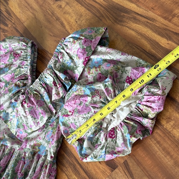 Floral Ruffle Dress - Picture 11 of 14